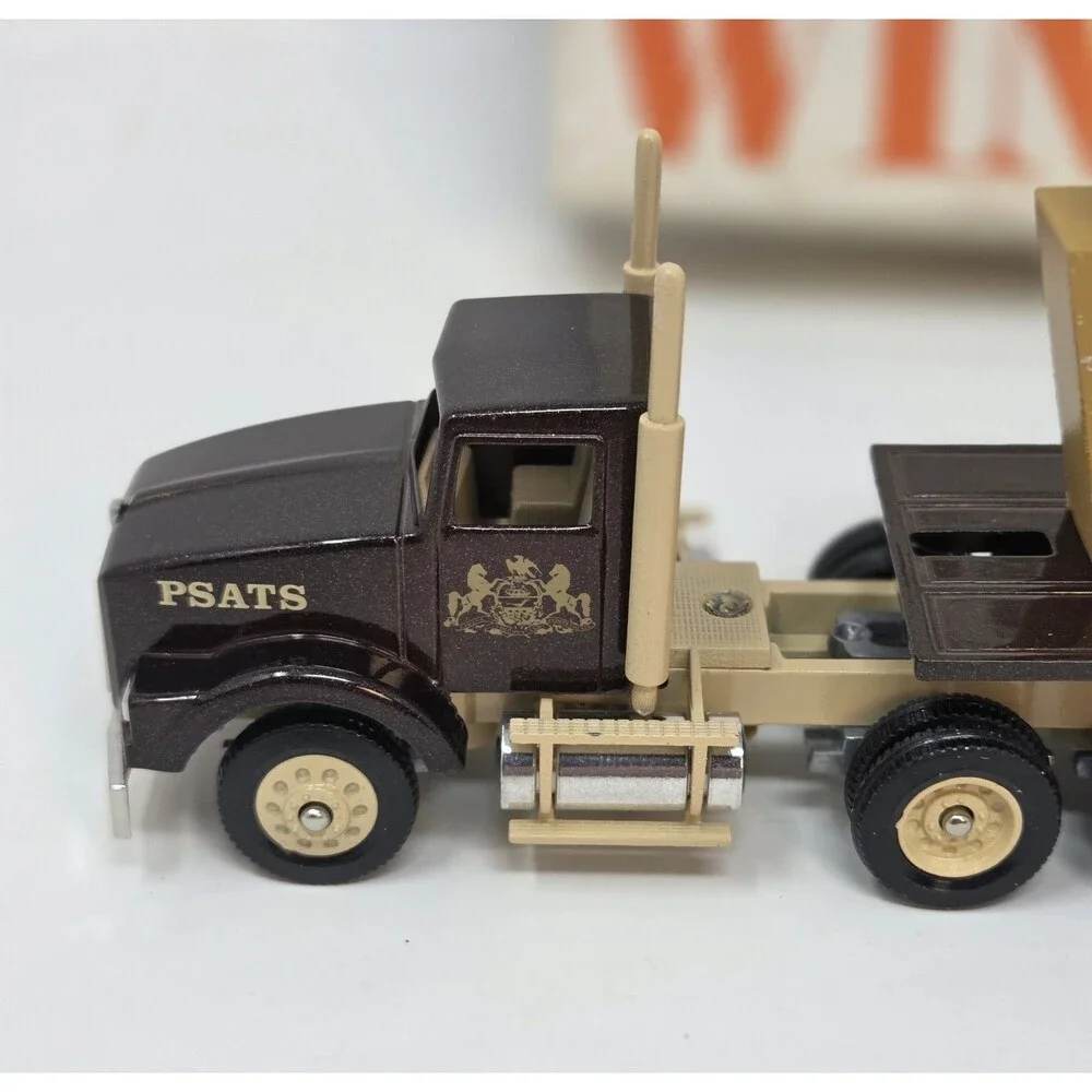 Winross 1993 PSATS Tractor Trailer w/ Case Backhoe Loader 1/225 LE Diecast